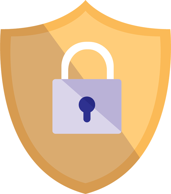 Shield with lock