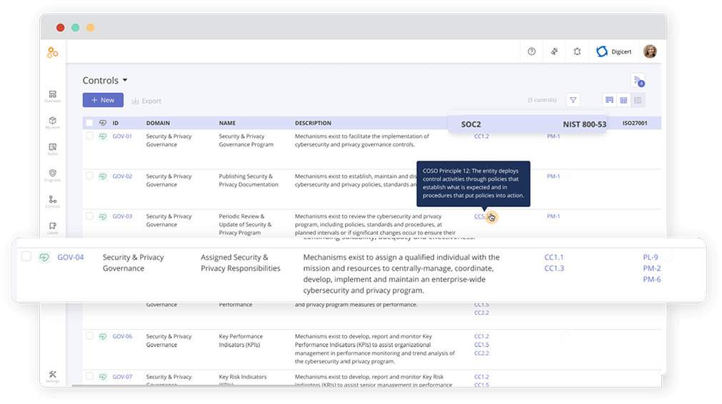 Create a common controls framework