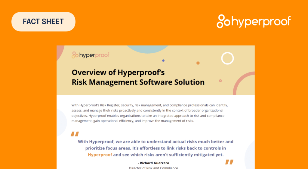Overview of Hyperproof’s Risk Management Software Solution