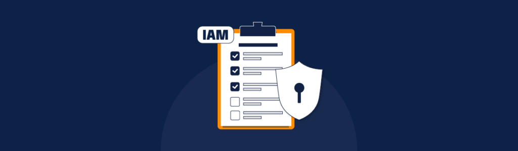 A depiction of an IAM compliance guide and checklist