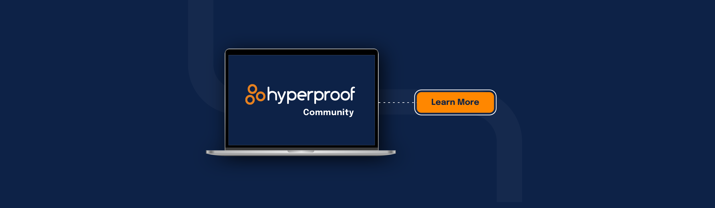 Vector image to represent a user learning more about the Hyperproof Community