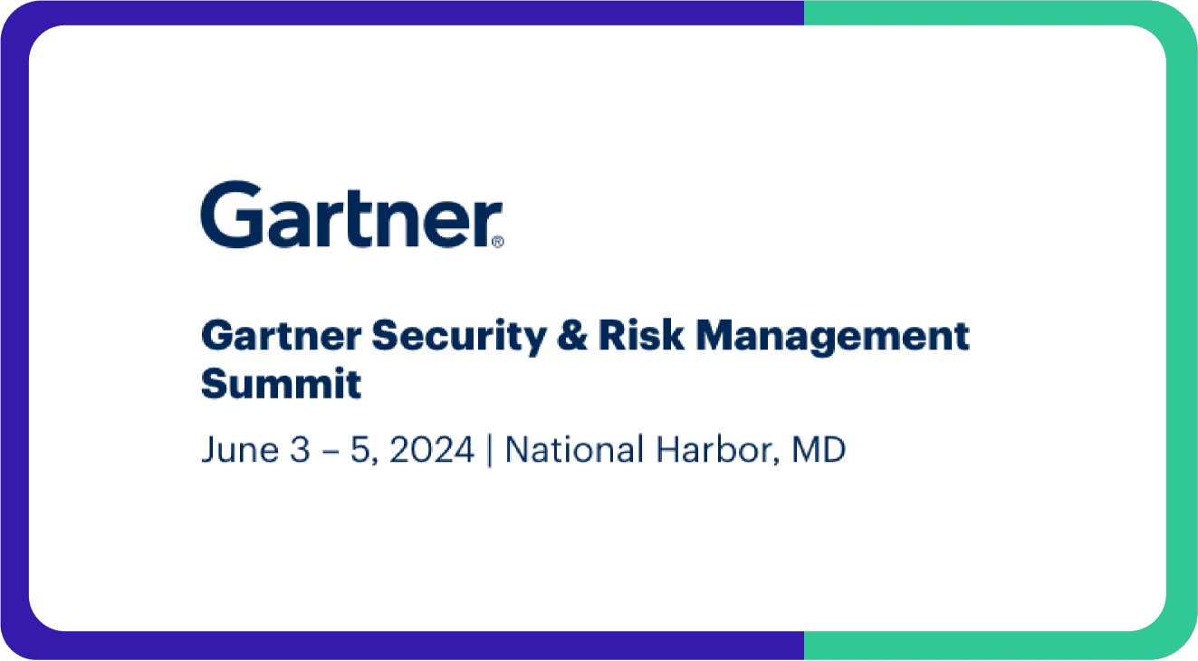 Gartner Security and Risk Management Summit