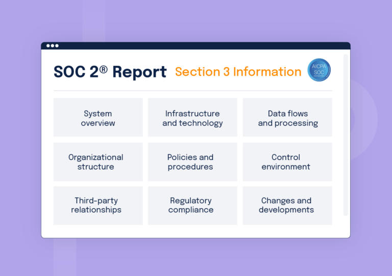 A Step By Step Guide To Getting A SOC 2 Report Hyperproof Hyperproof Step By Step Guide To Getting SOC2 Blog SOC 2(R) Section 3 Information 768x542 