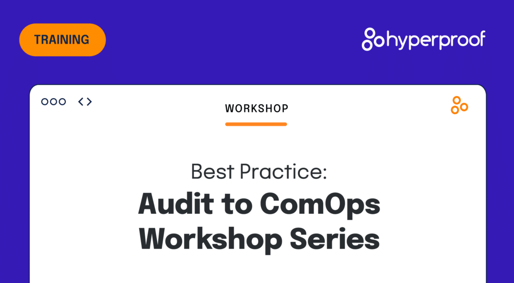 workshop for Best Practices: Audit to ComOps