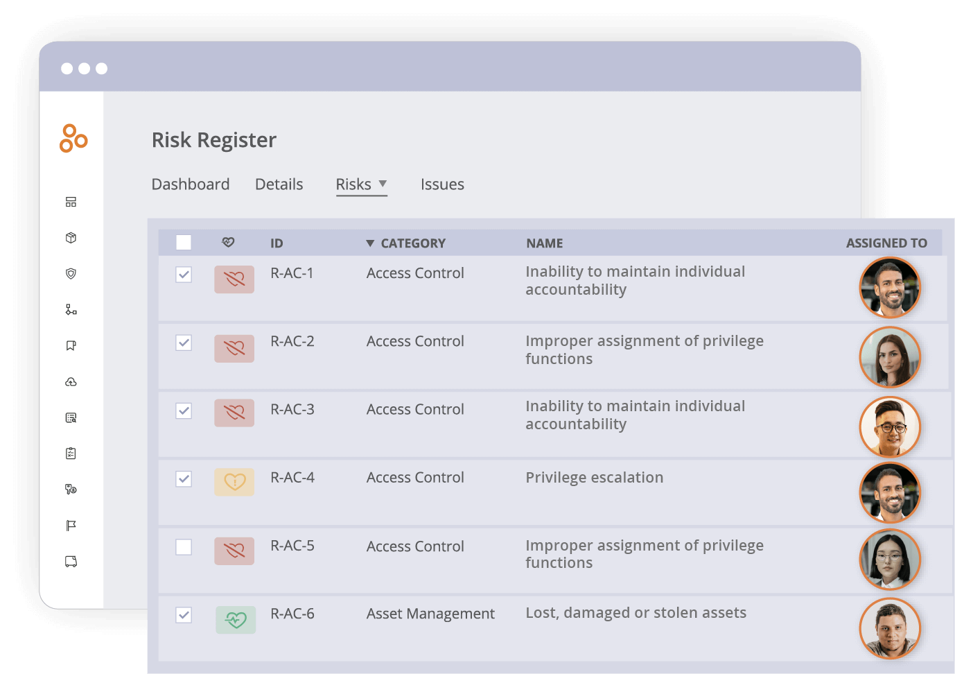 Collect and view your risks in a single place