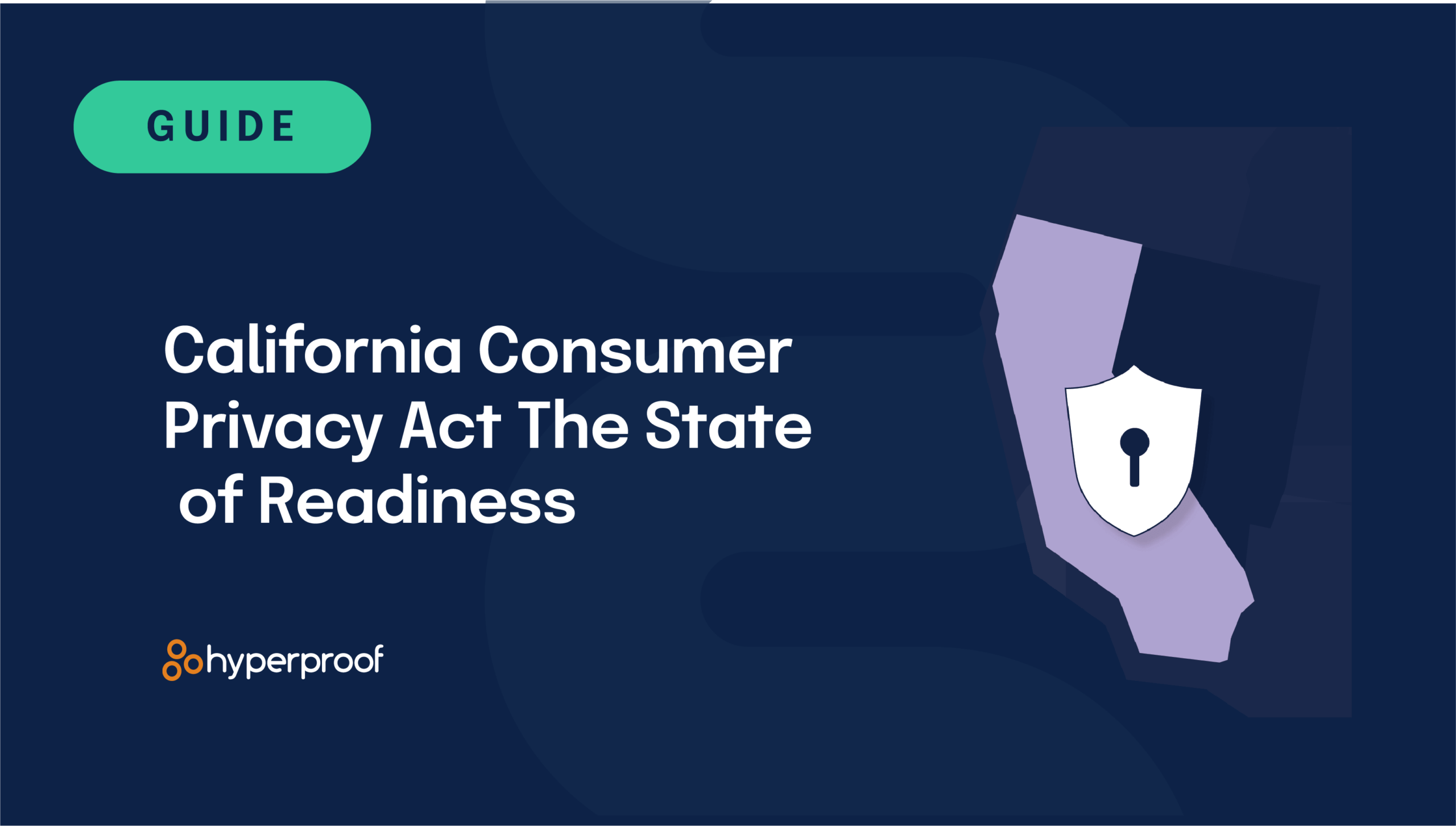 California Consumer Privacy Act The State of Readiness