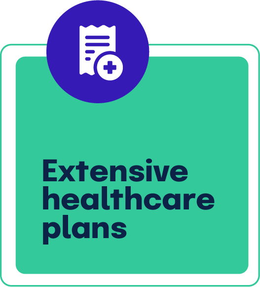 Extensive healthcare plans