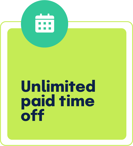 Unlimited paid time off