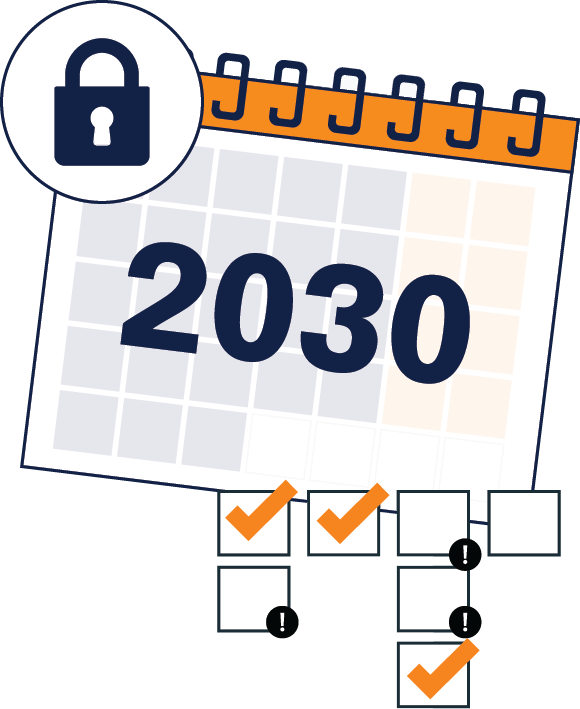 Decorative - 2030 calendar