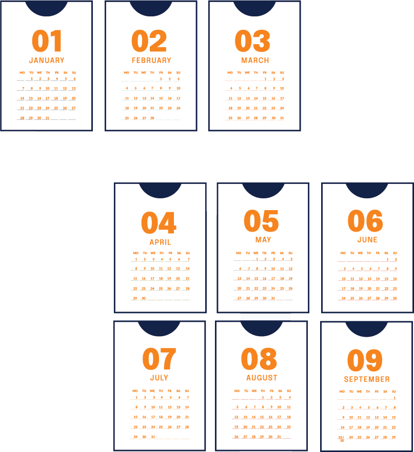 Decorative Calendar