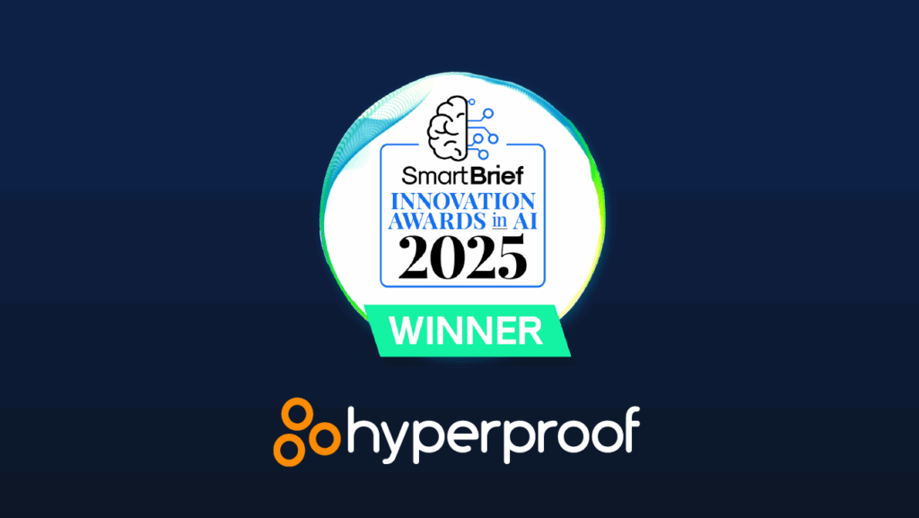 Hyperproof wins 2025 SmartBrief AI innovation award