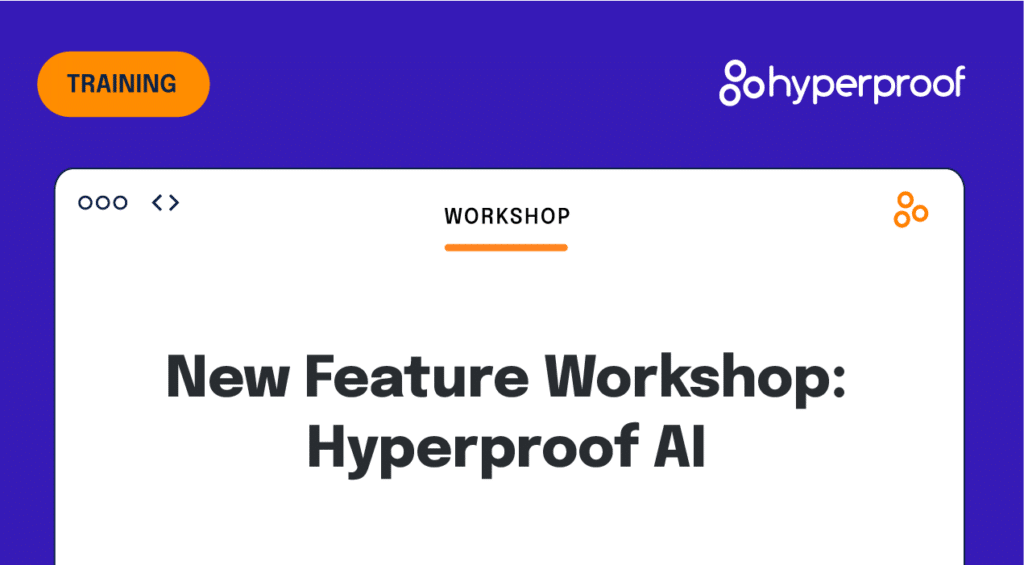 Hyperproof workshop - New Feature: Hyperproof AI