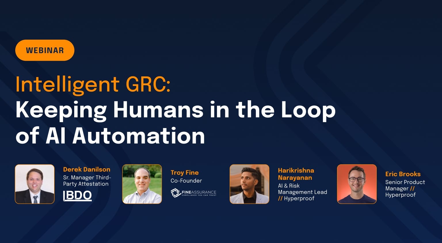 hyperproof webinar intelligent grc: keeping human in the loop of ai automation