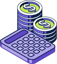 Decorative Money and Calculator