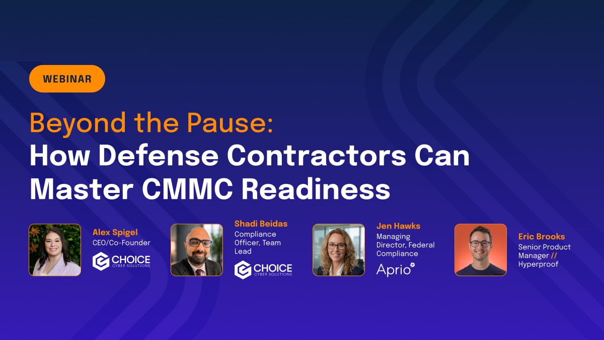 how to navigate the cmmc pause - september webinar
